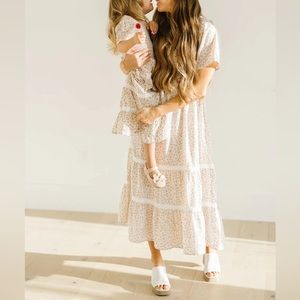 *SOLD* Spring/Easter Pastel Floral Dress